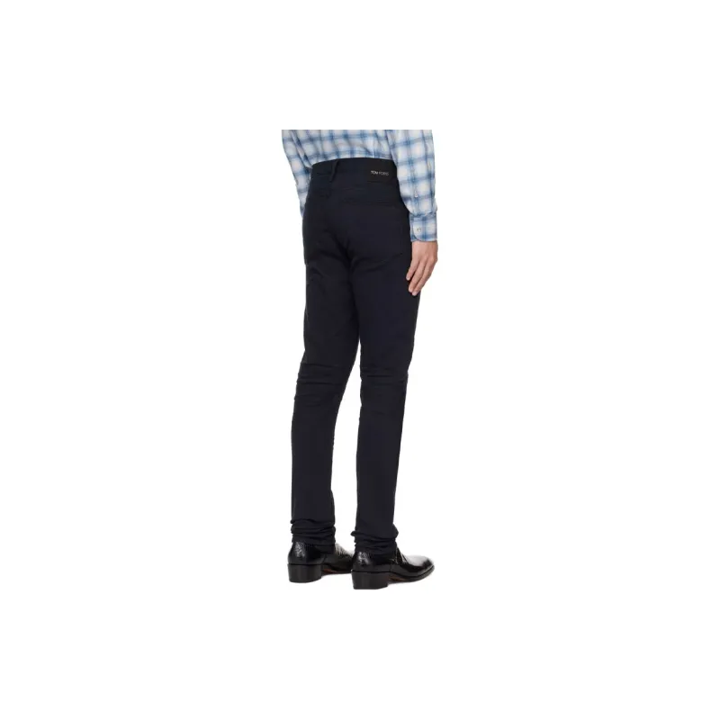 TOM FORD Logo Patch Skinny Jeans-4