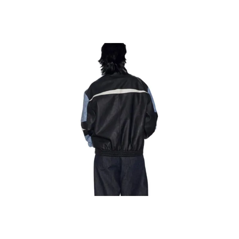 0-CROWORLD Jackets Unisex Black-2