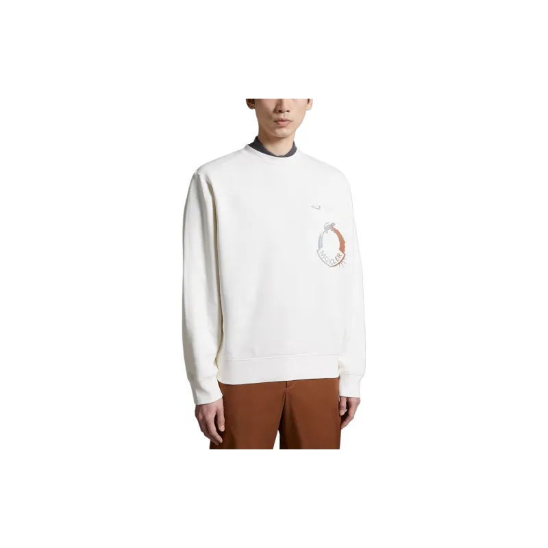 Moncler SS24 Sweatshirt Men's White-2