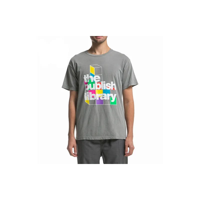 PUBLISH Straight T-Shirt Men's Light Gray-2