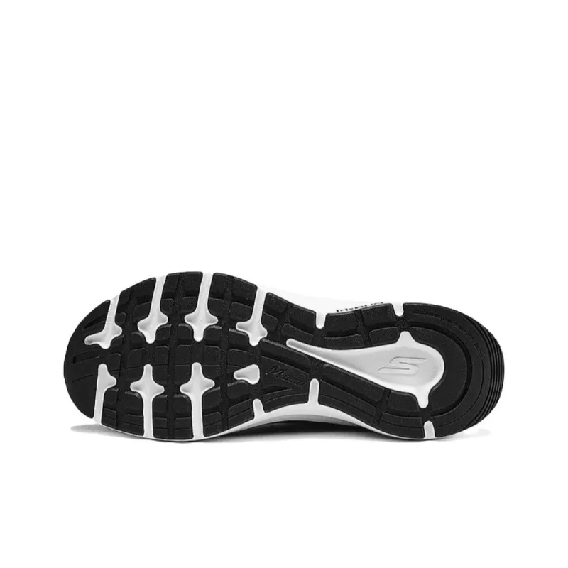 Skechers MEN'S GO Cushioning Anti Slip And Wear Resistant Low Top Running Shoes Men's Black White-3