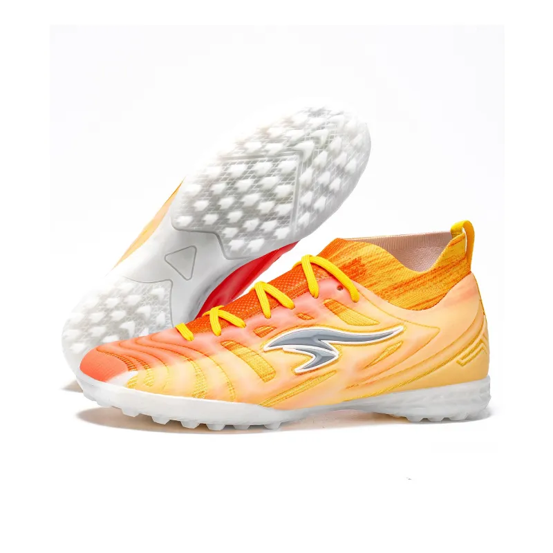 SUNAIS MG Rubber Short Studs TF Rubber Broken Studs Artificial Ground, Natural Ground Breathable Soccer Shoes Unisex-46