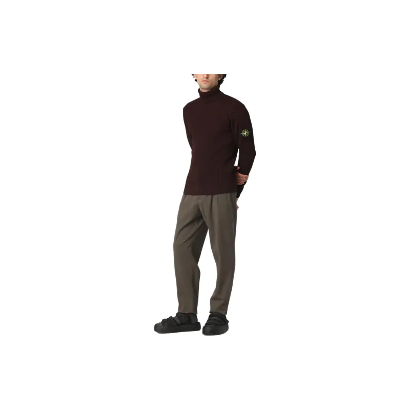 STONE ISLAND Sweater Men's Brown-3