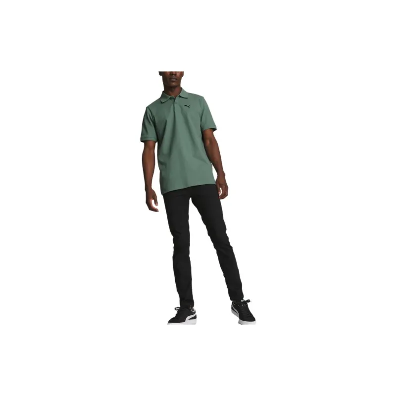 PUMA Fandom Polo Shirts Men Eucalyptus Green-2