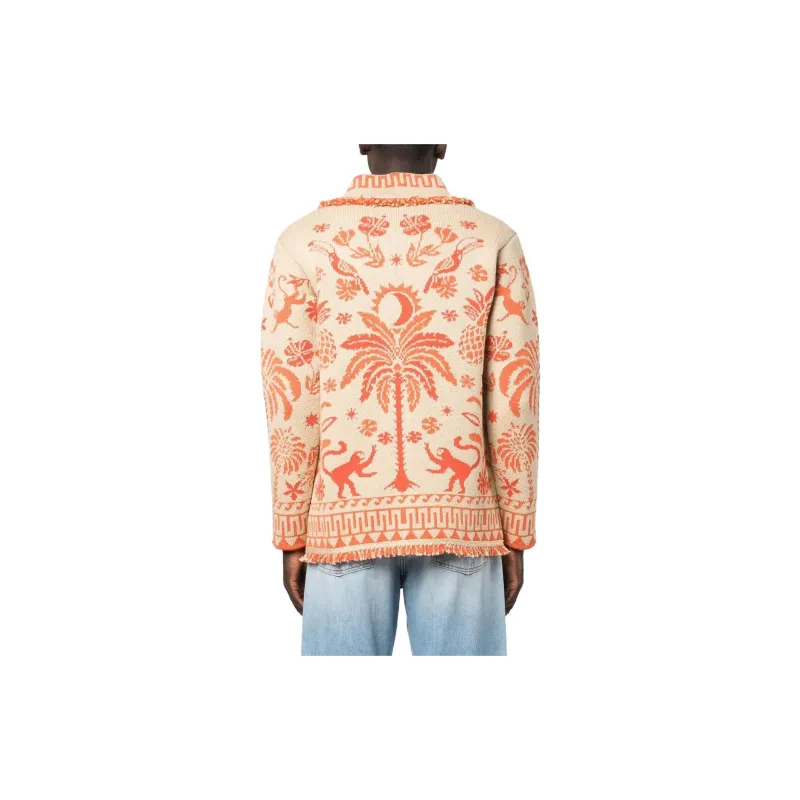 Alanui Explosion Of Nature Jacquard Cardigan-2