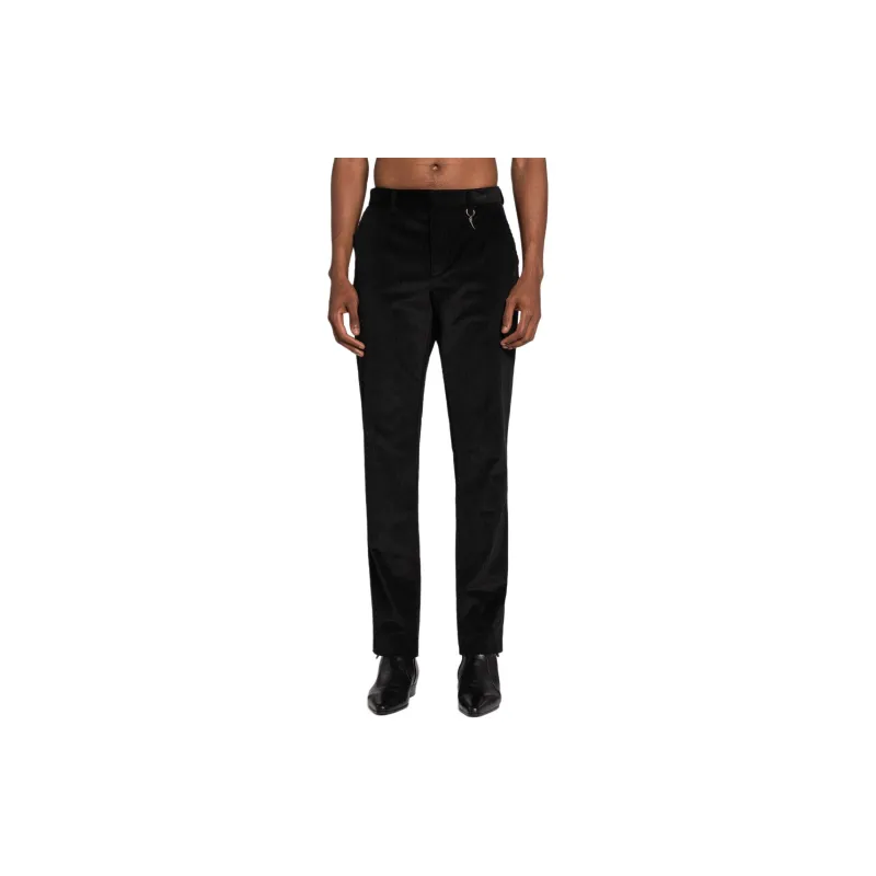 Roberto Cavalli SS24 Casual Pants Men's Black-1