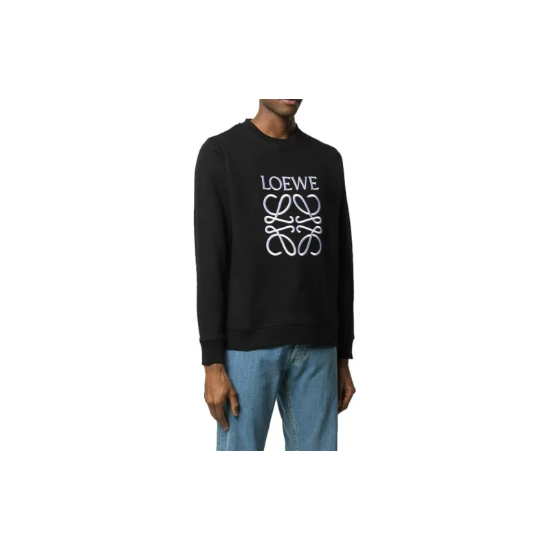 LOEWE Sweatshirts Men Black-2