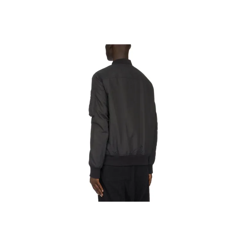 RICK OWENS Baseball collar Wool Bomber Jacket-3