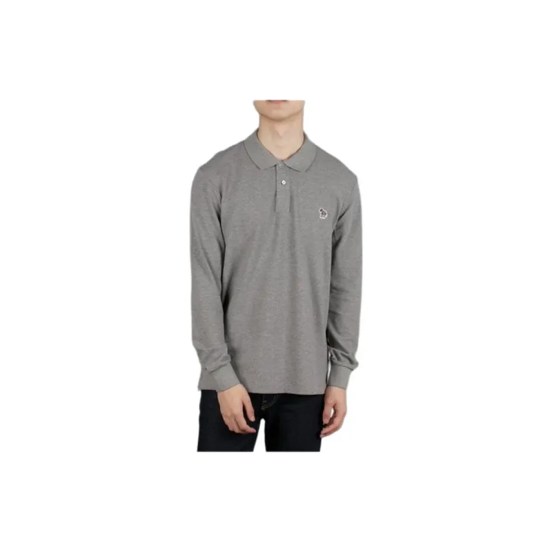 Paul Smith Zebra Logo Long Sleeved Polo Shirt-4