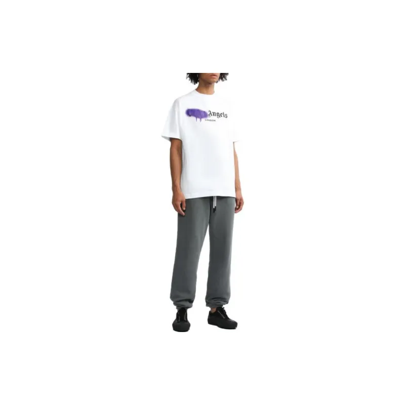 PALM ANGELS Spray Paint-print T-shirt-2