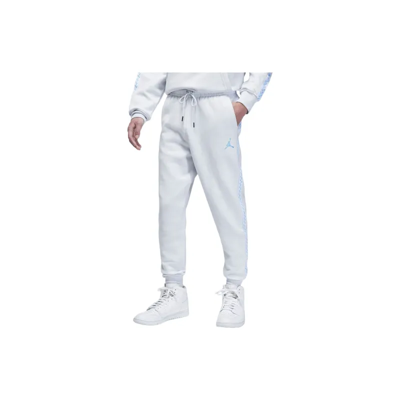 Jordan Flight MVP Knitted Sweatpants Men's White-4