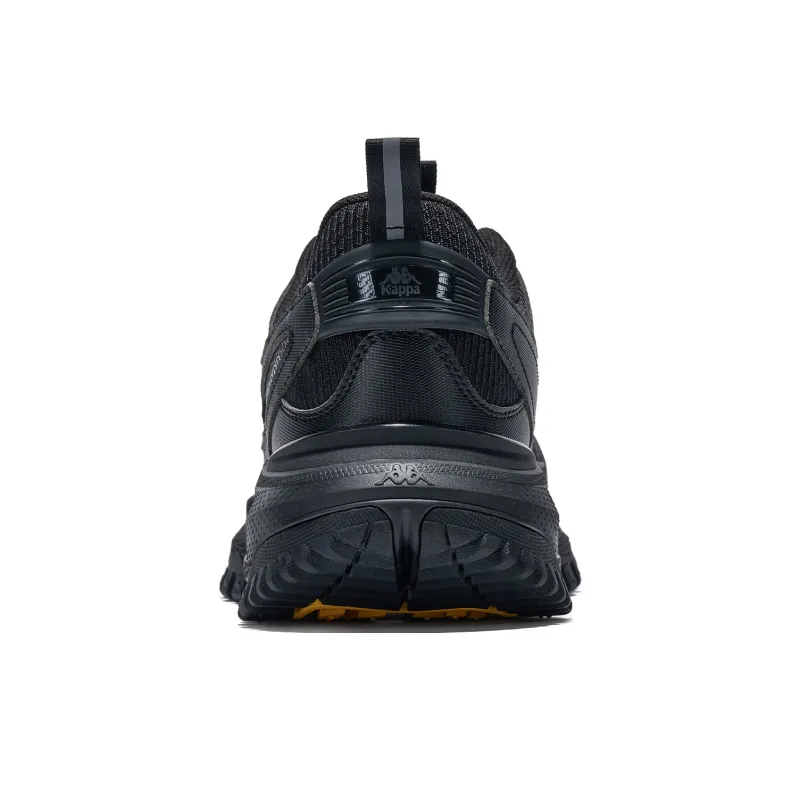 Kappa Anti-Slip Wear-Resistant Low-Top Running Shoes Men's Black-4