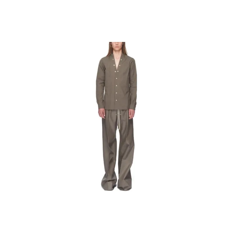 RICK OWENS/RO SS23 Cargo Pants Men's Earth Gray-3