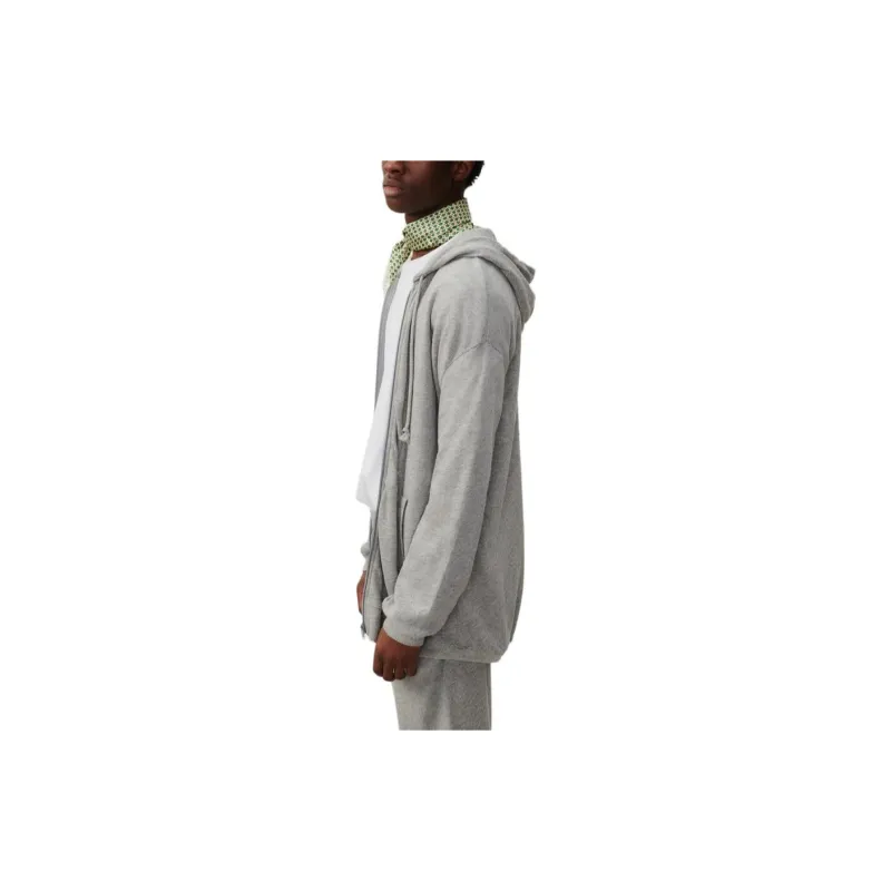 AMERICAN VINTAGE A.M FW24 HOODIE SONOMA Sweatshirt Men's Heather Grey/Stone Grey-4