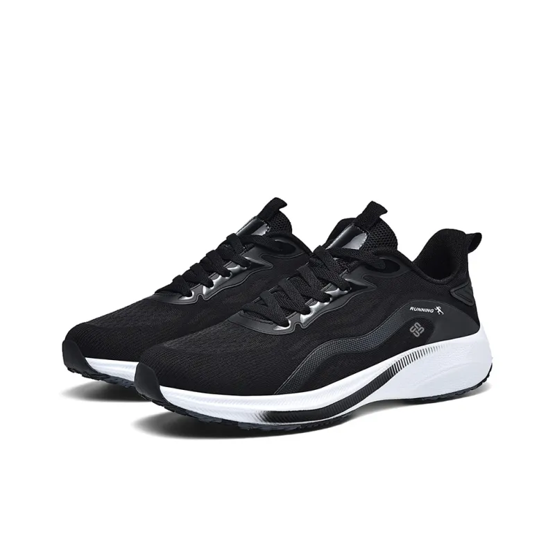 Cindiress Running Shoes Men Low Top Black/Green/Cyan-7