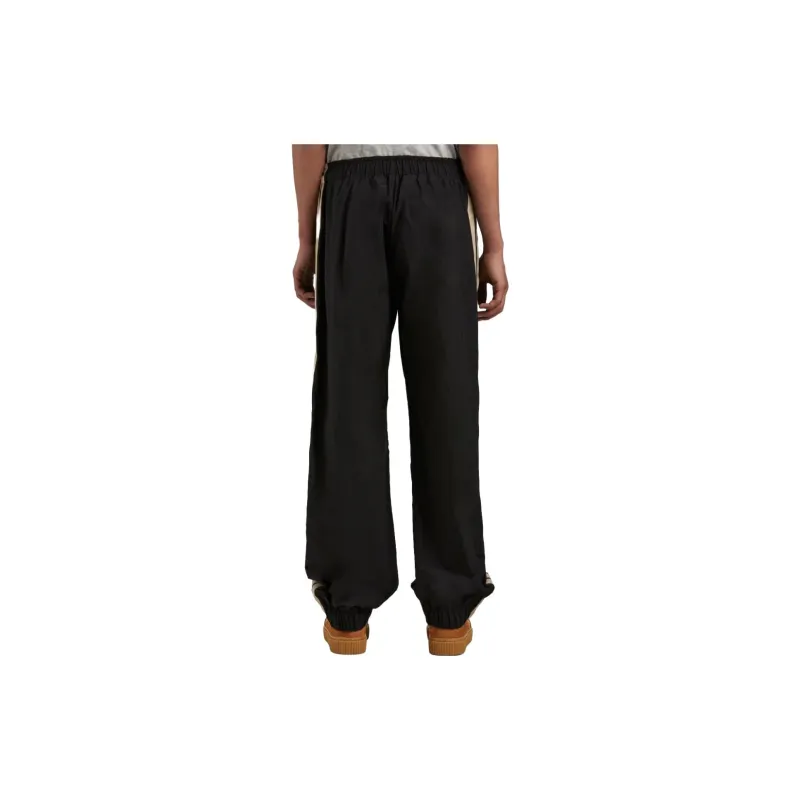 PALM ANGELS Logo Print Side Stripe Track Pants-3