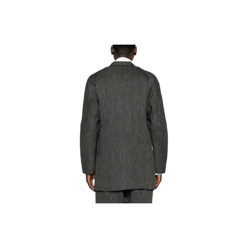 Yohji Yamamoto Pour Homme W-Raglan Linen Blazer-2