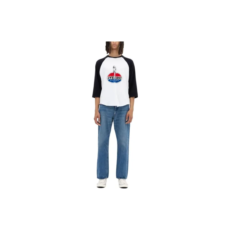 HYSTERIC GLAMOUR Jeans Men Light Indigo-3