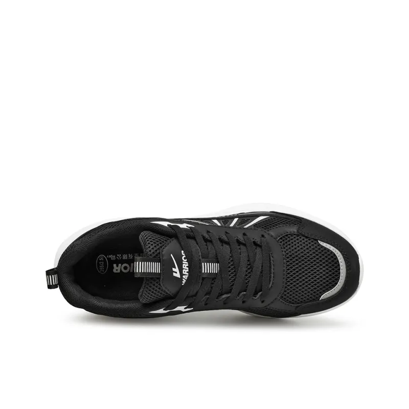 Warrior Wear resistant Lightweight Breathable And Non slip. Low Top Training Running Shoes Men's Black-3
