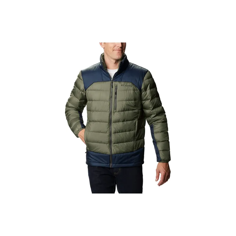 Columbia Down Jacket Men's Army Green-3
