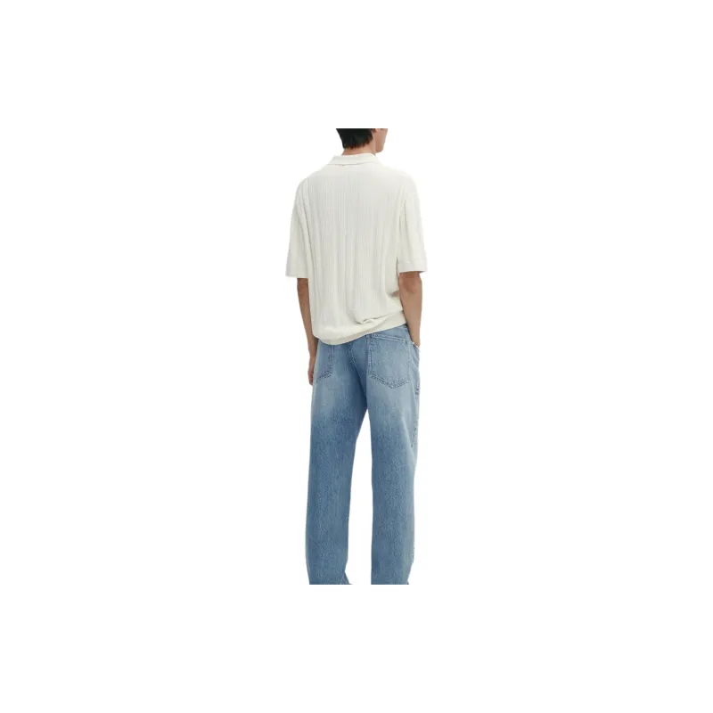 Massimo Dutti Polo Shirt Men's White-4