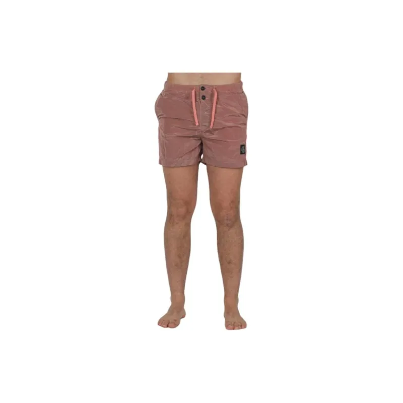STONE ISLAND Swimming Shorts Men's Pink-1