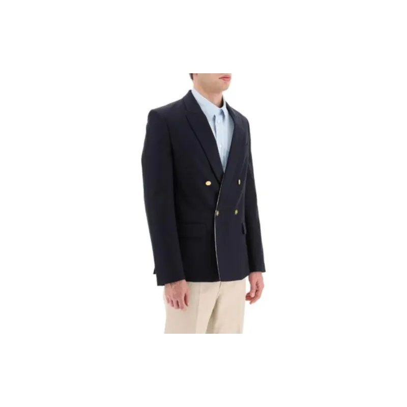 Valentino Double Breasted Long Sleeved Blazer-1
