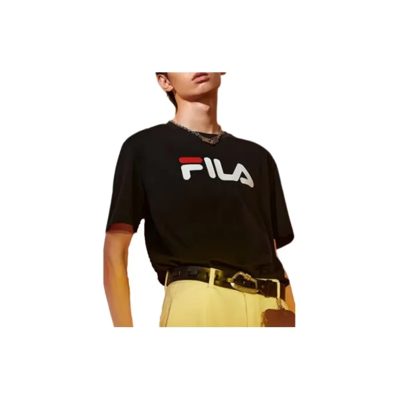 FILA T Shirts Unisex Black-2