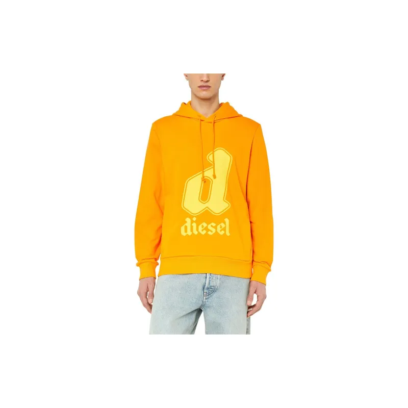 DIESEL Sweatshirts Men Orange-2