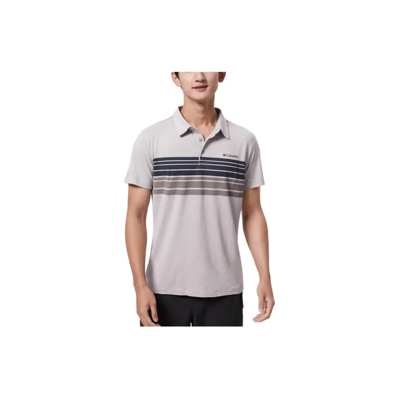 Columbia Polo Shirts Men Gray-3