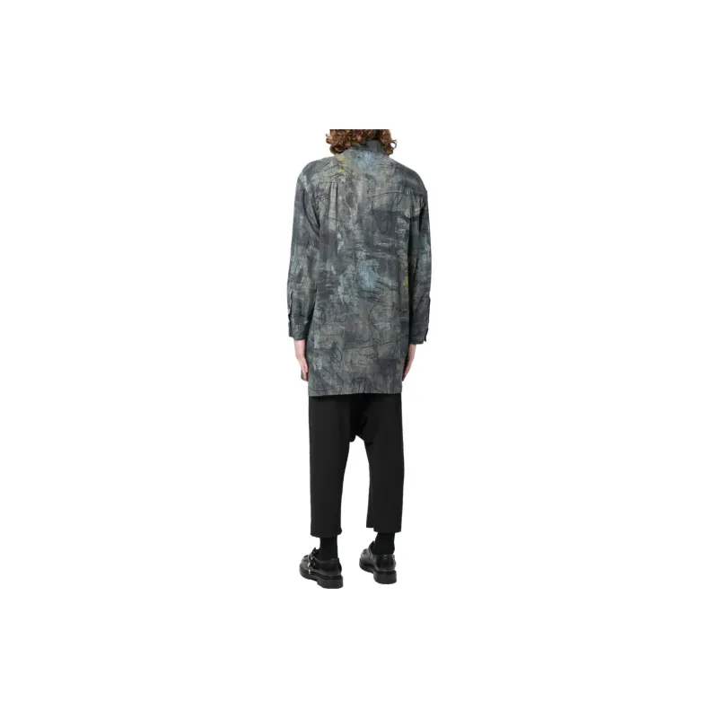 Yohji Yamamoto O Asakura Buttoned Long Sleeved Shirt-3