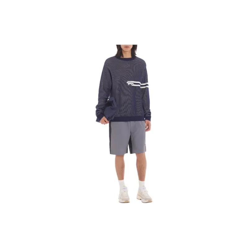 Maison Kitsune Colour block Track Shorts-2