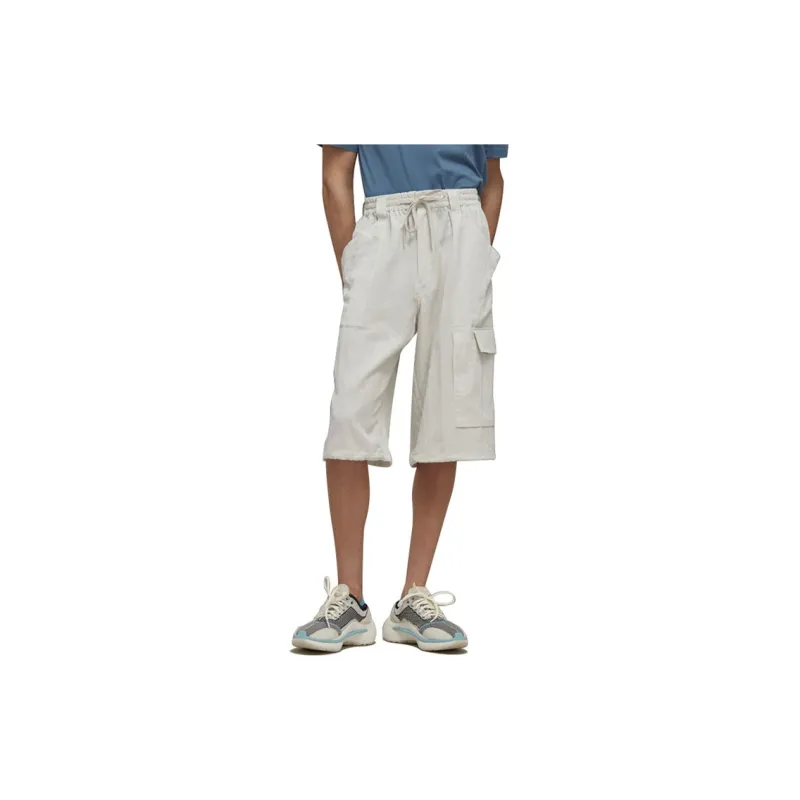 Y-3 X Adidas Drawstring Bermuda Shorts-2