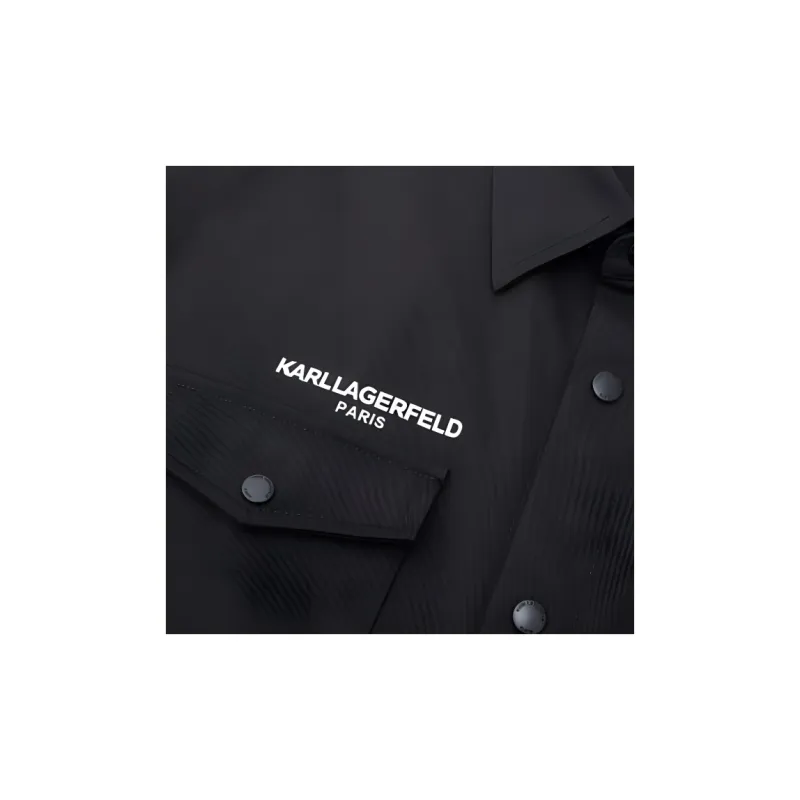 KARL LAGERFELD Shirt Men's Black-4