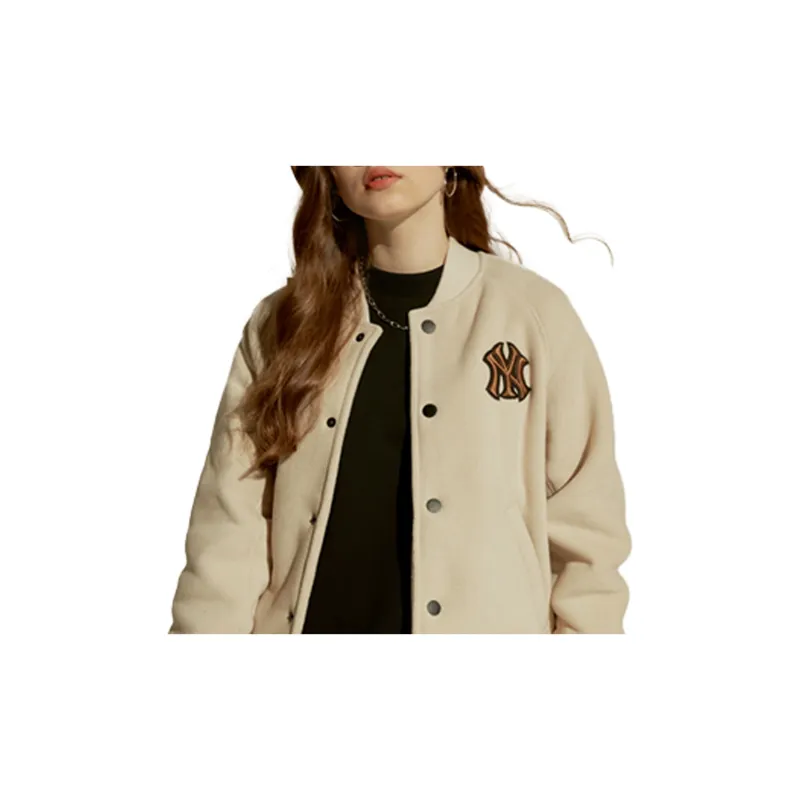 MLB Velvet Jackets Unisex White-2