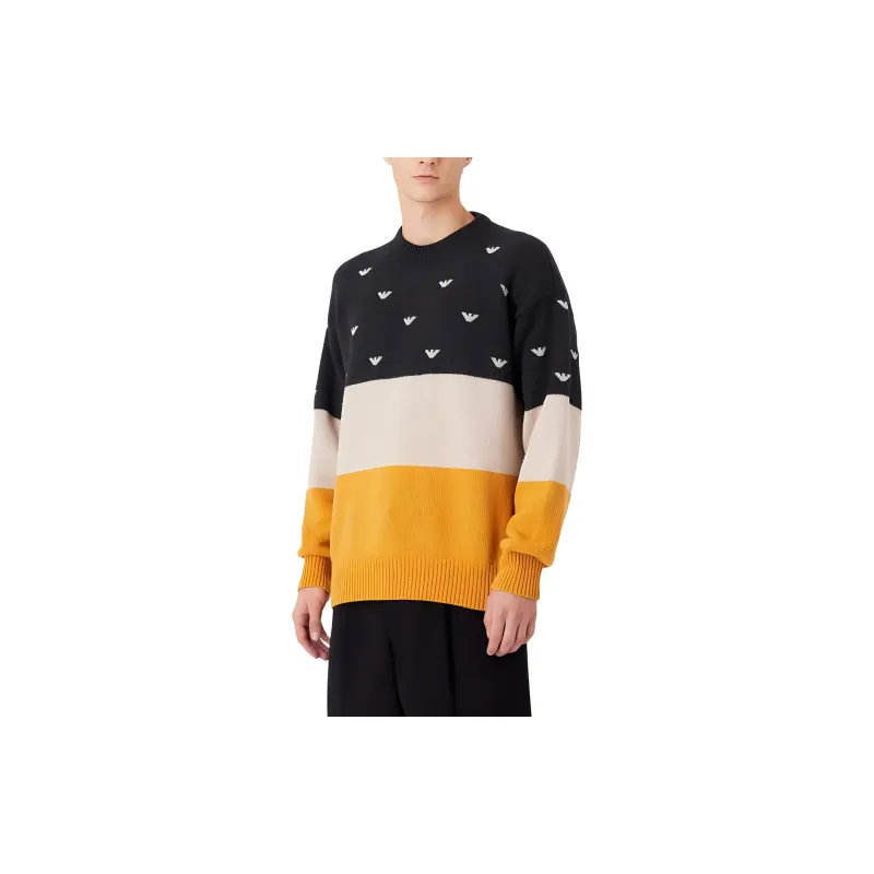 EMPORIO ARMANI FW22 Sweater Men's Multicolor-2