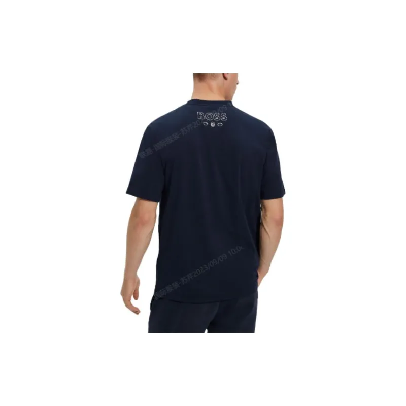 HUGO BOSS T Shirts Men Blue-1