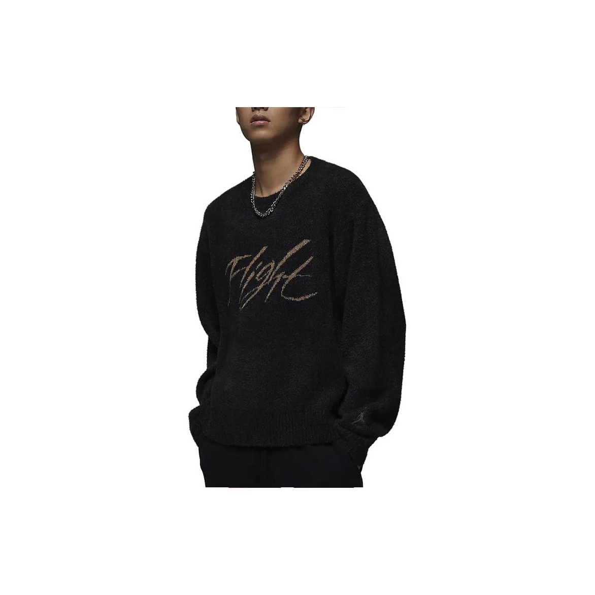 Jordan Flight Heritage Sweater Men's Black L - POIZON