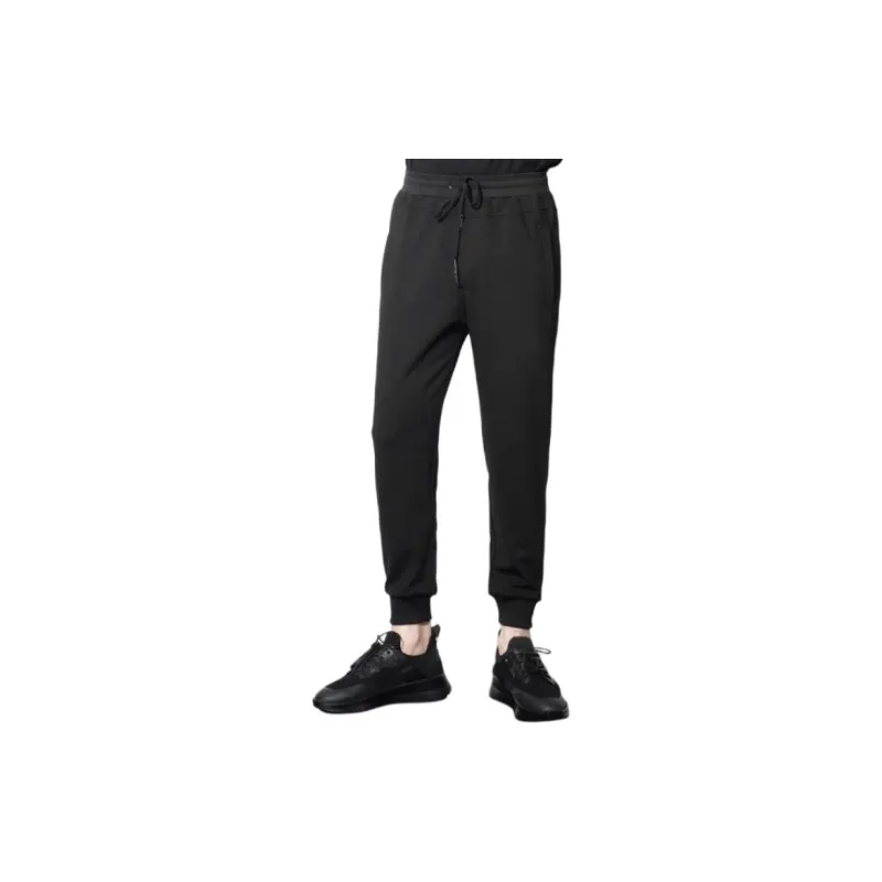 RAYSHOW Casual Pants Men's Black-1