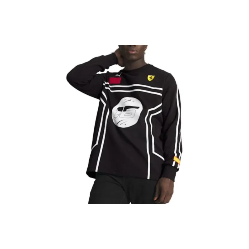 PUMA SCUDERIA FERRARI X JOSHUA VIDES Sweatshirts Men Black-2