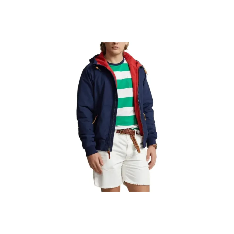 Polo Ralph Lauren SS24 Hooded Jacket Jackets Coats Men's Marine Blue-2