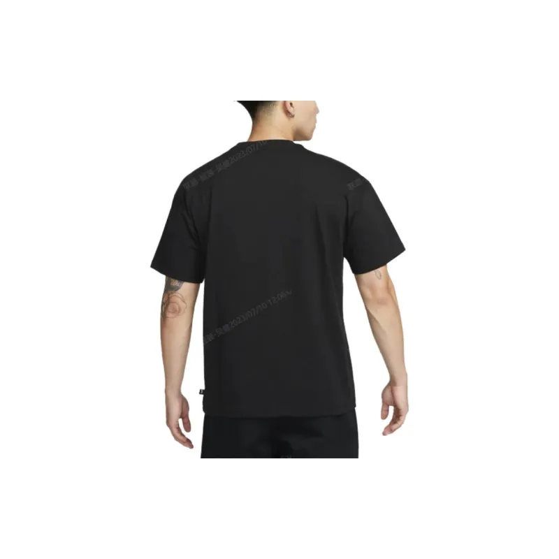 Nike T Shirts Men Black-4