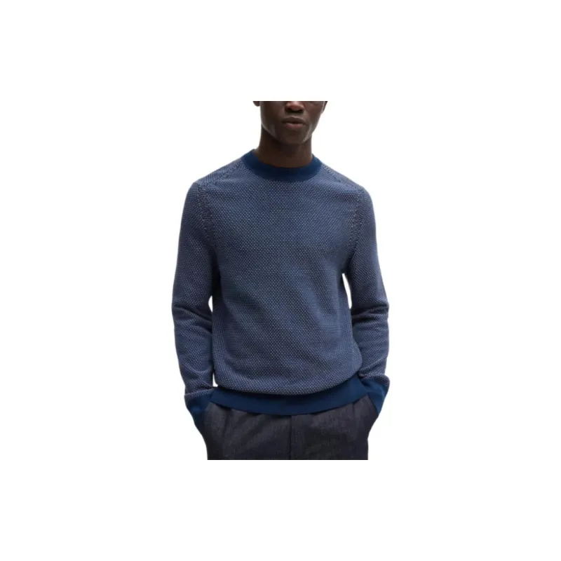 HUGO BOSS Textured finish Long sleeve Jumper-2