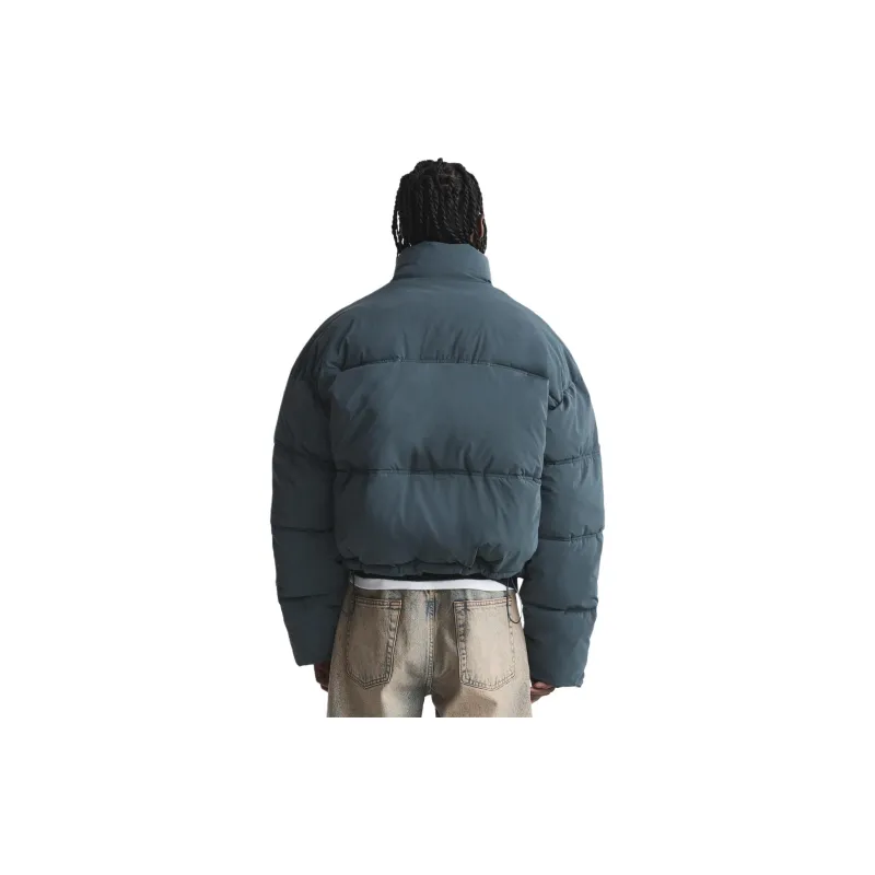 ZARA Puffer Jackets Men Blue-3