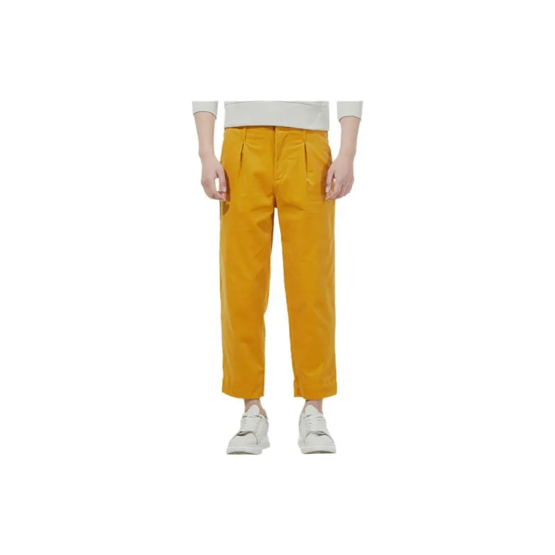 PUMA Knitted Sweatpants Men Stone Yellow-2