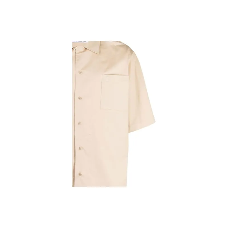 TRUSSARDI Logo-embroidered Short-sleeve Shirt-3