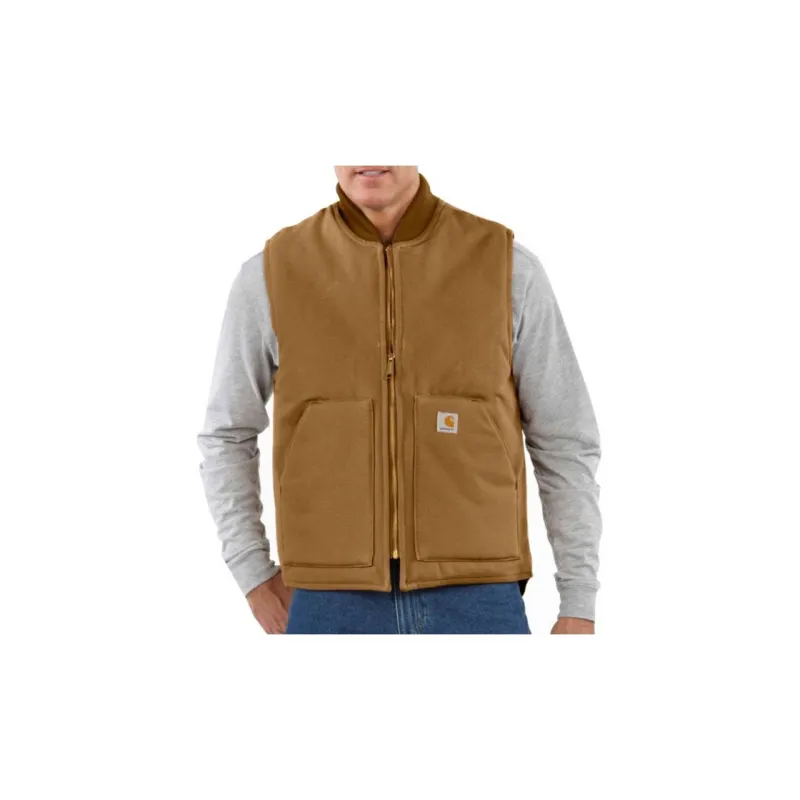 Carhartt V01 FIRM DUCK INSULATED RIB COLLAR VEST RELAXED FIT Men's-1