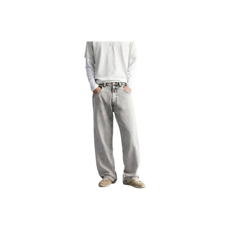 ZARA Jeans Men Gray-2