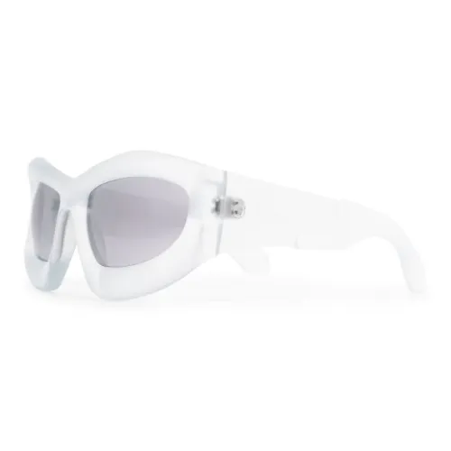 OFF-WHITE Katoka Square Sunglasses Transparent OERI075S23PLA0010072