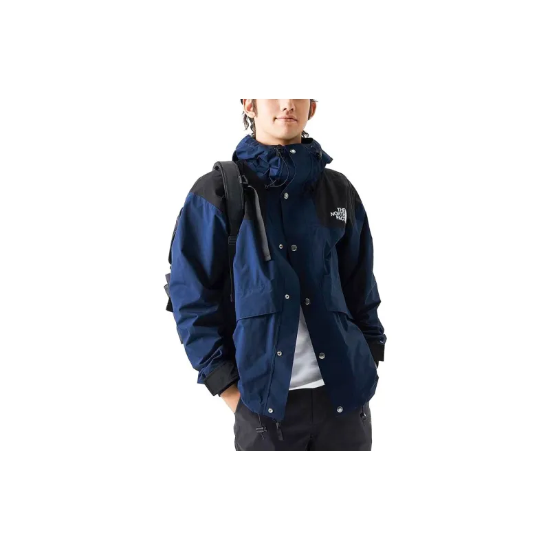THE NORTH FACE UE Series Waterproof, Windproof, Breathable, And Abrasion Resistant Windbreaker Jacket Men's Dark Blue-4